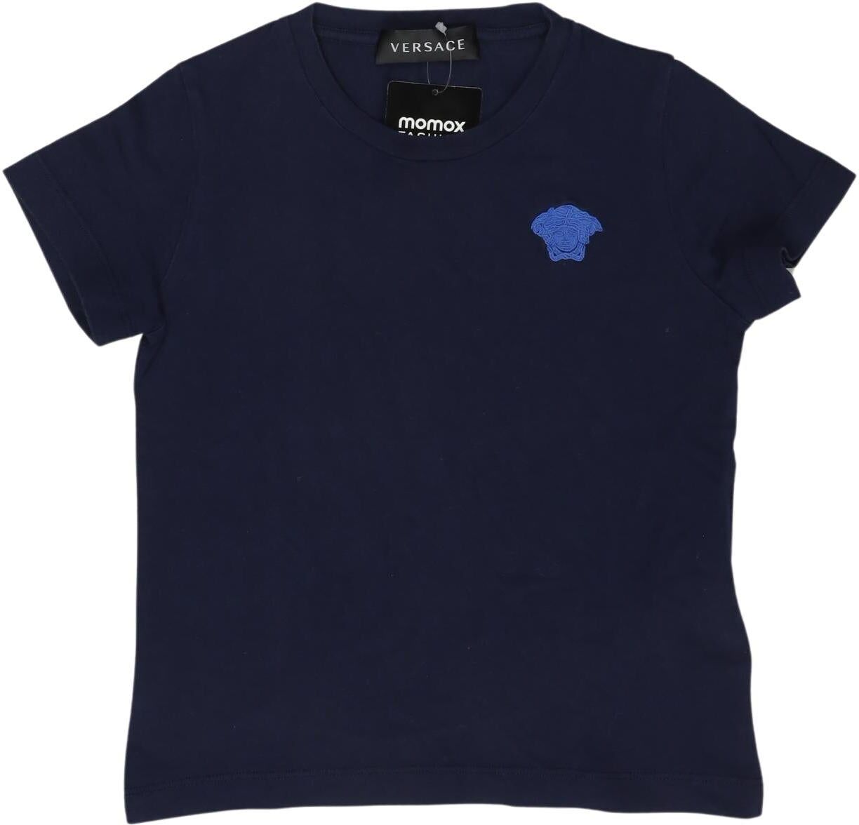 Versace Jungen T-Shirt, Marineblau, Gr. EU 104, Baumwolle / Viskose - Second Hand