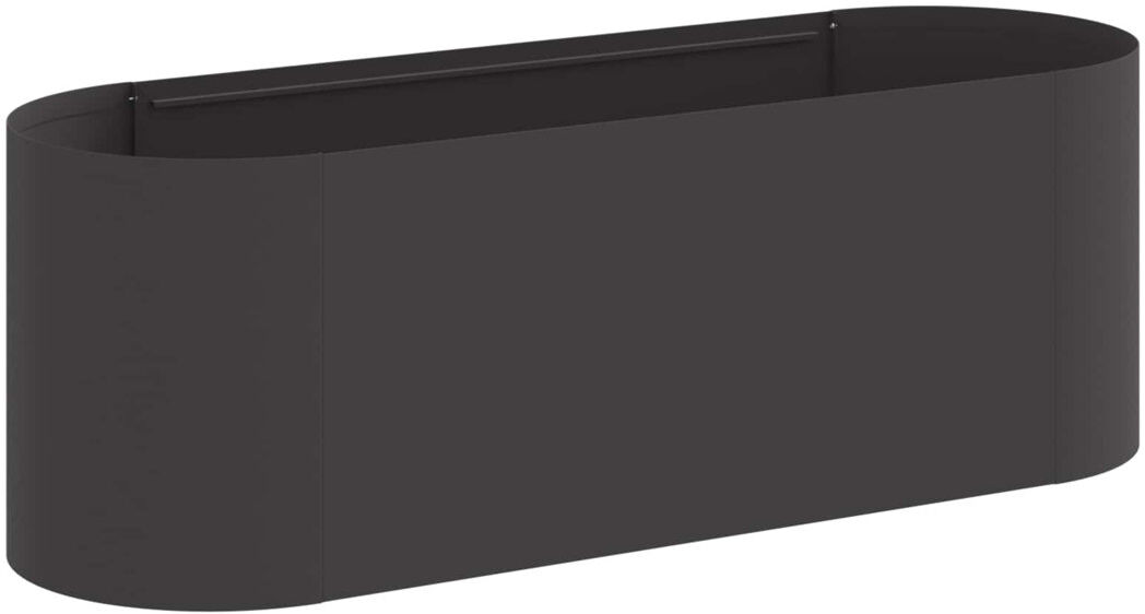 Brayden Studio Raised Garden Bed Black 40cm H x 120cm W x 40cm D