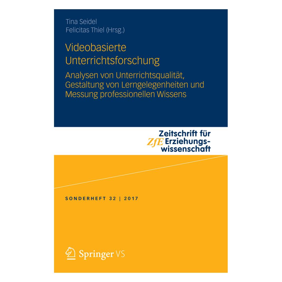 Springer Videobasierte Unterrichtsforschung (Deutsch, Softcover, Felicitas Thiel, Tina Seidel) (55891798)