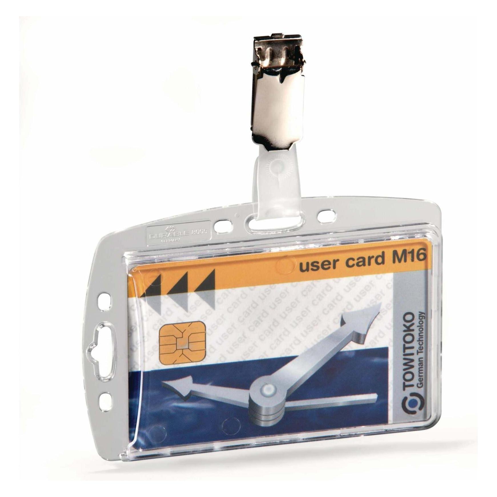 Durable Hartbox für Betriebsausweise (800519)