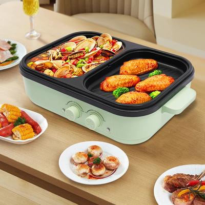Premium Hot Pot Grill Combo Multi Function Electric Hot Pot & Indoor BBQ Hot Pot Premium Hot Pot Grill Combo Multi Function Electric Hot Pot & Indoor BBQ Hot Pot
