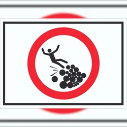 HB-Druck Baumstämme betreten verboten mit Symbol Schild A2 (420x594mm)