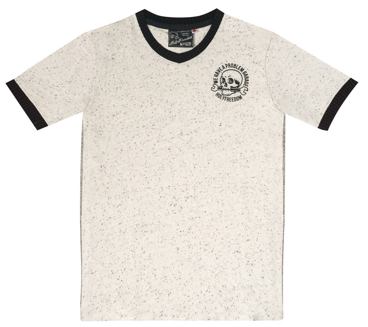 HolyFreedom V-Black T-Shirt 2612-XL