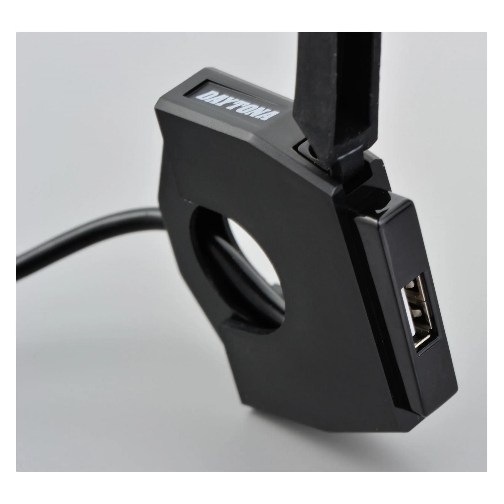 Daytona 89371 Motorrad-Lenkergriff-Set mit USB-Anschluss, 1 x 2,4 A (ACC) (89371)