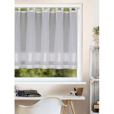 Panneaux HOMING "Saraya" Gr. 1, weiß, B:145cm H:90cm, Polyester, Gardinen, Fertigschal