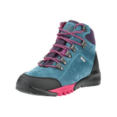 Trekkingschuh WALDLÄUFER "Waldläufer Wanderschuhe Nubukleder/Textil", Damen, Gr. 39, Textil, türkis, Nubukleder, Textil, Schuhe Trekkingschuh