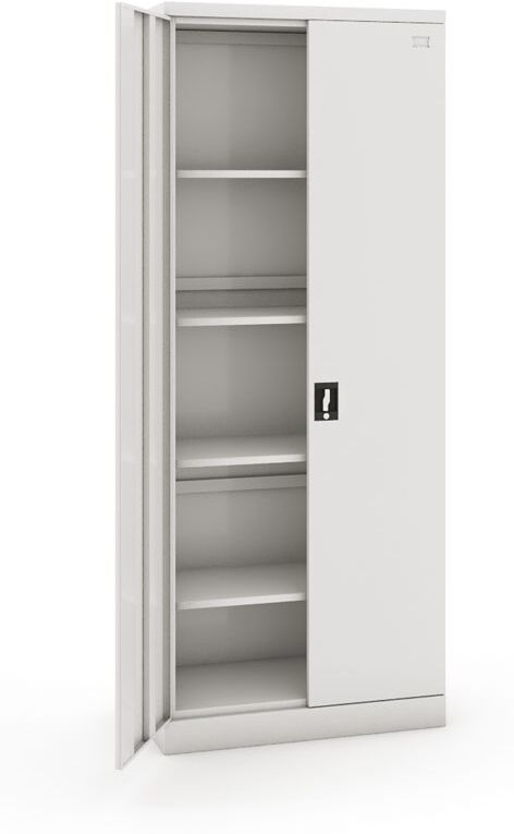 B2B Partner Zweitüriger Schrank, Zylinderschloss, 1990 x 800 x 435 mm