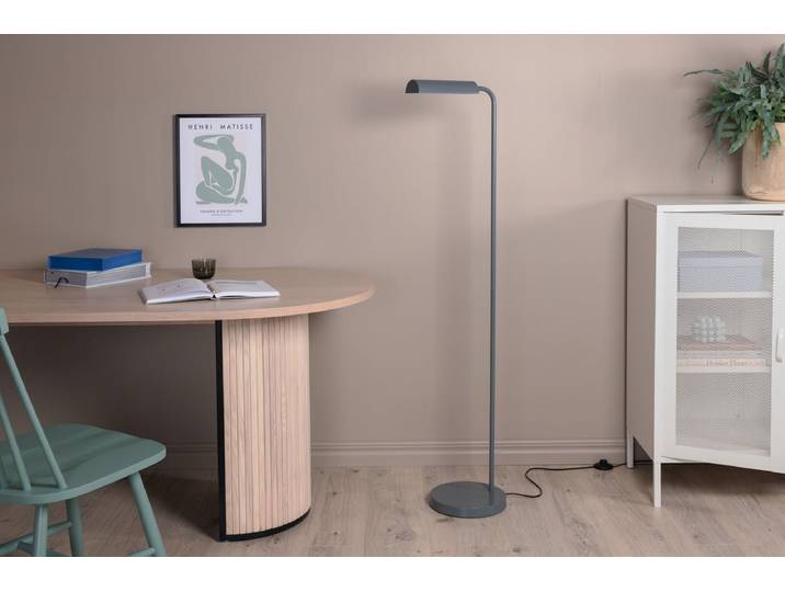 Stehlampe „Symphonica“ – im stilvollen, zeitlosen Design - Blau-Grau - Luxusbetten24
