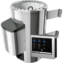 Karibu Saunaofen 3,6 kW Plug & Play finnisch mit externer Steuerung Easy weiß