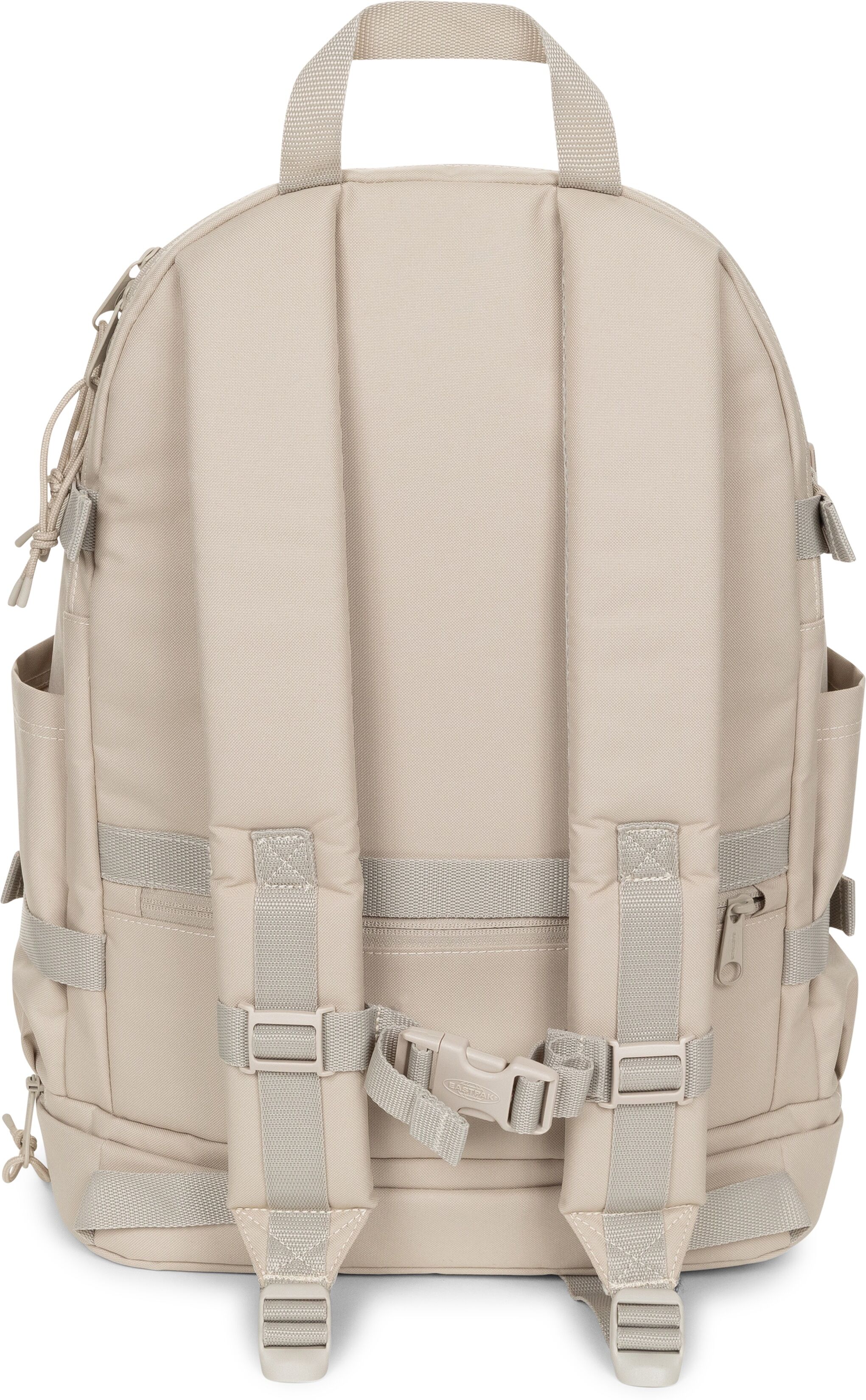 Freizeitrucksack EASTPAK "EVERYDAY PAK'R Monotone", Damen, Gr. B/H/T: 30,5cm x 48cm x 22,5cm, beige, Textil, unifarben, Rucksäcke Freizeitrucksack, Unisex Travelrucksack, Reiserucksack mit zusätzlichem RV-Bodenfach