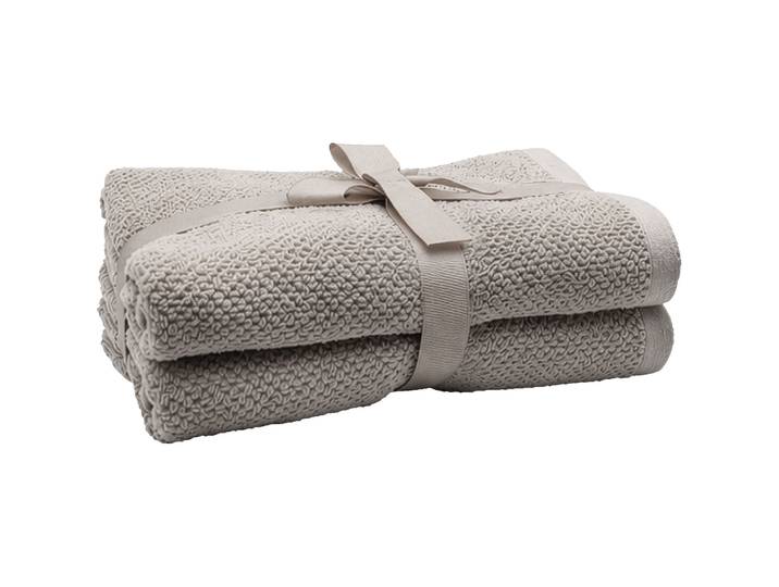 Handtuch Fiona Grau Bio-Baumwolle GOTS 50 x 100 cm - Material: 100% Bio-Baumwolle GOTS - Handtuch