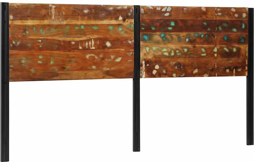 Rio Headboard Solid Wood Reclaimed And Iron Natural 100cm H x 200cm W x 2cm D