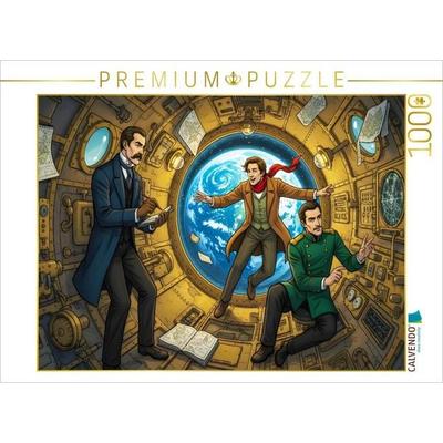CALVENDO Puzzle Die Erde aus dem All | 1000 Teile Lege-Größe 64x48cm Foto-Puzzle für glückliche Stunden, von , Calvendo Puzzle