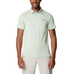 COLUMBIA Herren Polo Nelson Point Polo, Größe M in Grün Grün