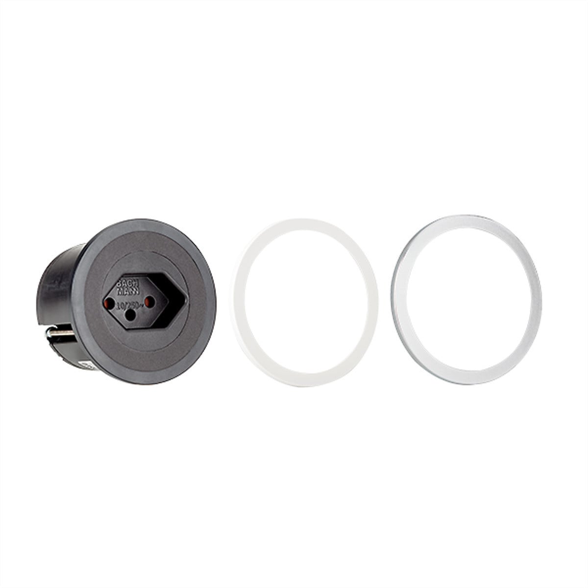 Bachmann PIX 1xCH T13 stopcontact, 2,0 meter, Zwitsers type T13