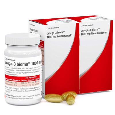 Omega-3 Biomo 1000 mg Weichkapseln 56 St