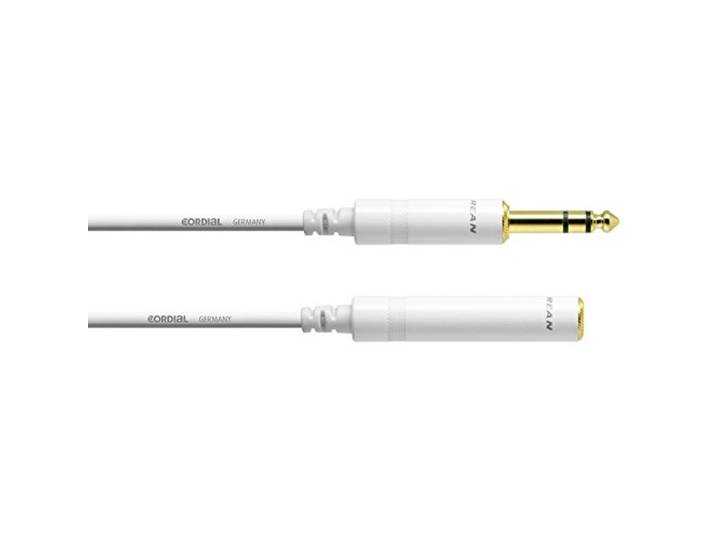 CORDIAL Audio kabelbus stekker/bus 5 m wit