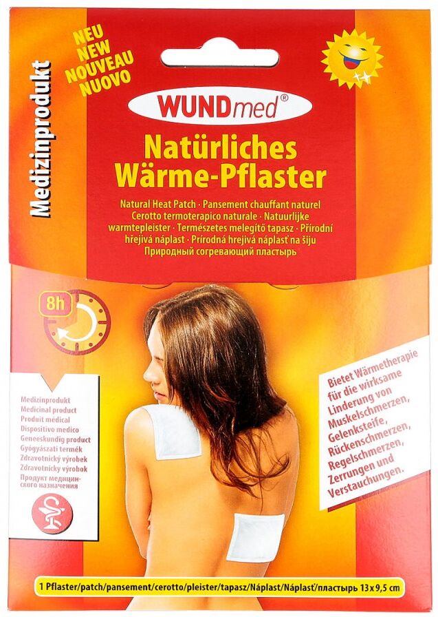 WUNDmed Wärmepflaster hypoallergen 9,5x13 cm