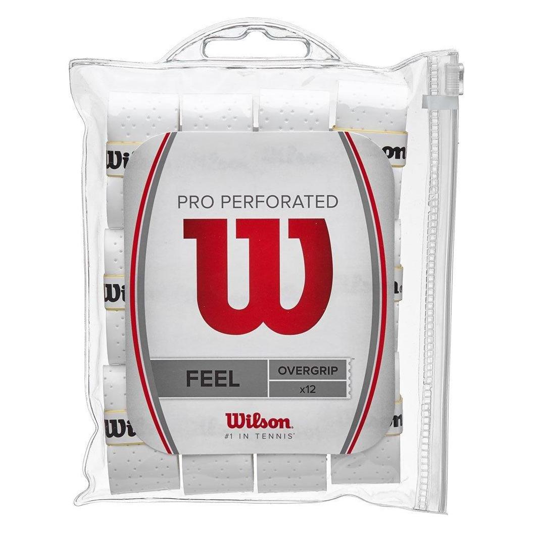 Wilson Over Grip Pro Perforated 12 Weiss (WRZ4006WH)
