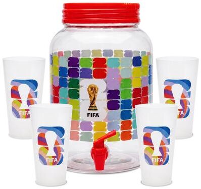 "FIFA 2026 Beverage Dispener & Cup Set - 10.55"" H x 8.46"" L x 7.36"" W"