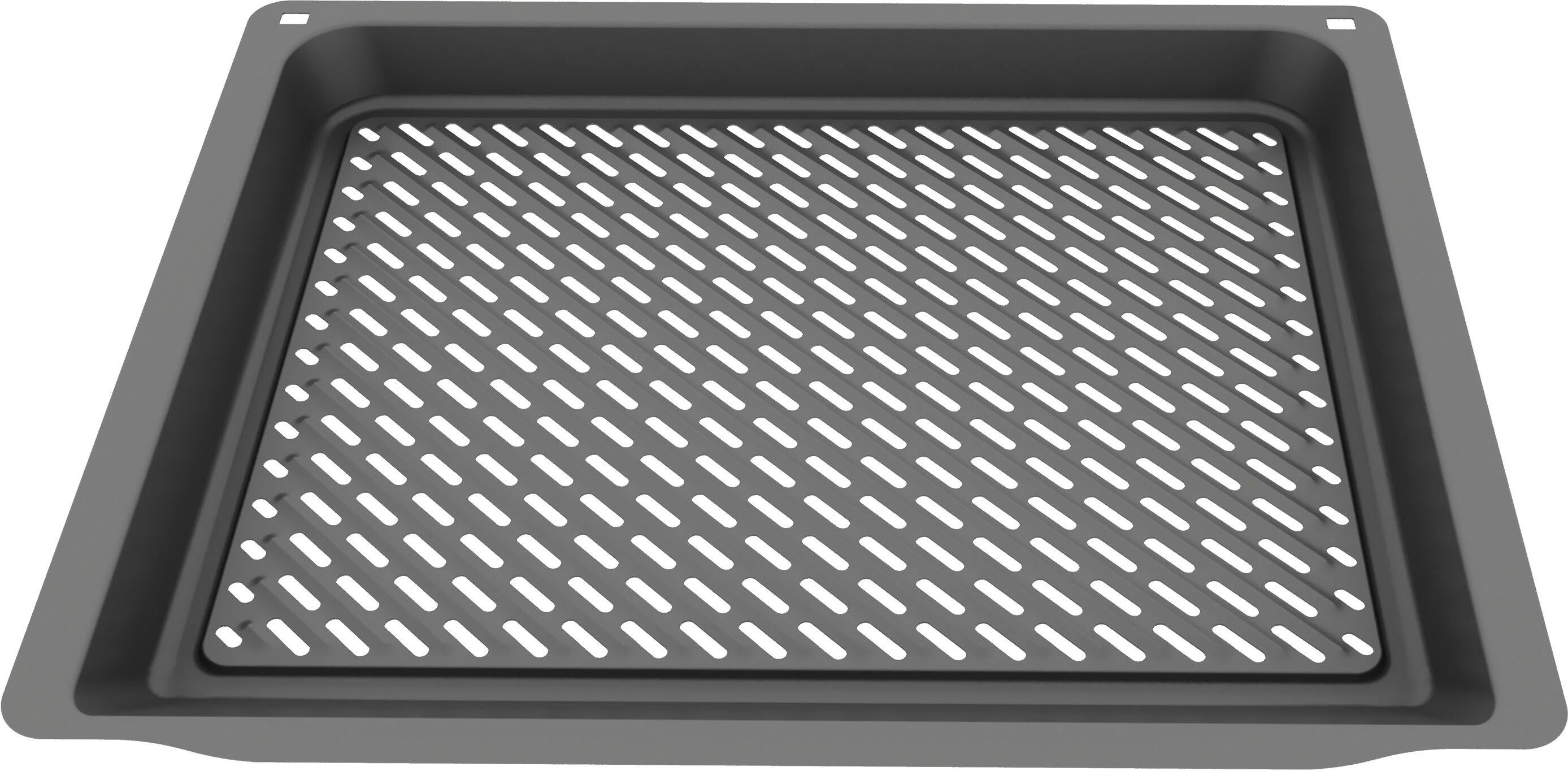 Siemens Backblech "HZ629070", grau (anthrazit), B/H/T: 45,5cm 3,4cm x 37,5cm, Backbleche, AirFry Backblech, Backblech