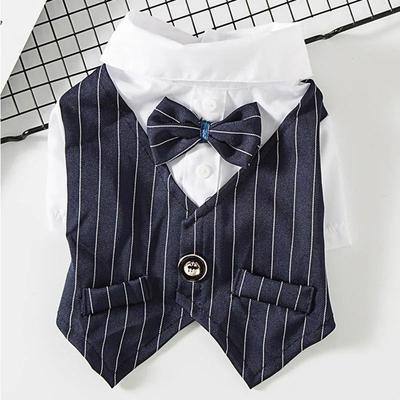 Uplift Picks Formal Cat Dog Party Suit Jacket Wedding Birthday Outfit For Small Pets blue 2.5 4.5kg
