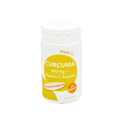 Curcuma 400 mg+Vitamin C Kapseln MediFit 60 St
