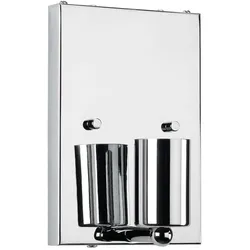 Elstead Lighting, Deckenleuchte, Riley Wandleuchte E27 Small Poliertes Chrom Elfenbein (E27)