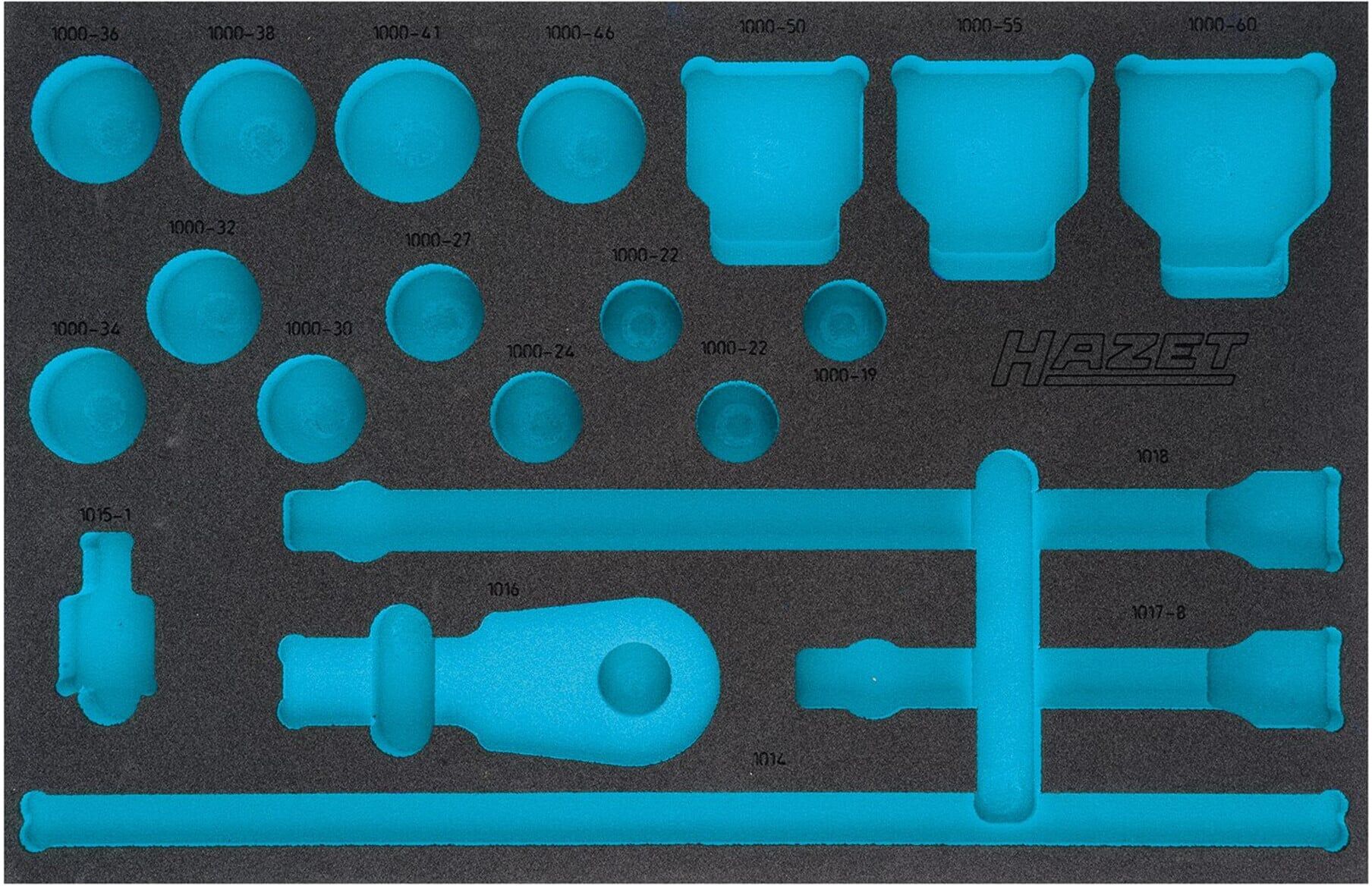 HAZET 2K-Weichschaum-Einlage 163-406L)
