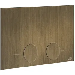 Gessi316 Betätigungsplatte für Tece (Teceprofil und Tecebox), 54617713, Farbe: Messing Antik