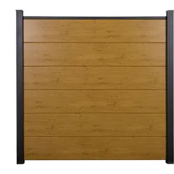 GroJa BasicLine Stecksystem Bausatz 180 x 180 cm Asteiche Natur