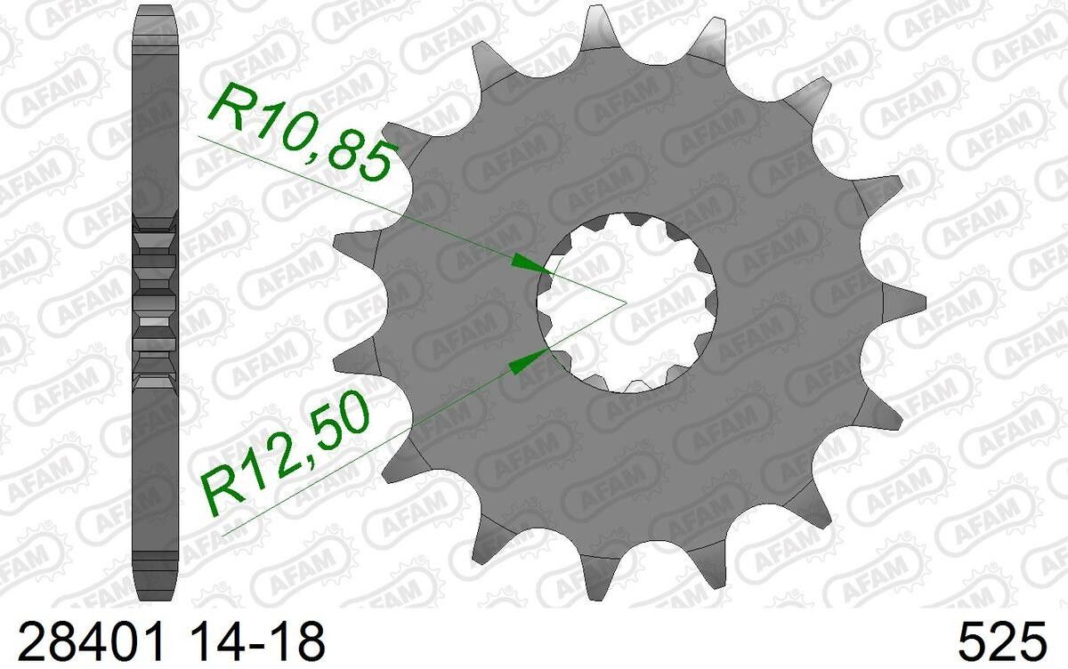 AFAM 28401-16 Chain Pinion
