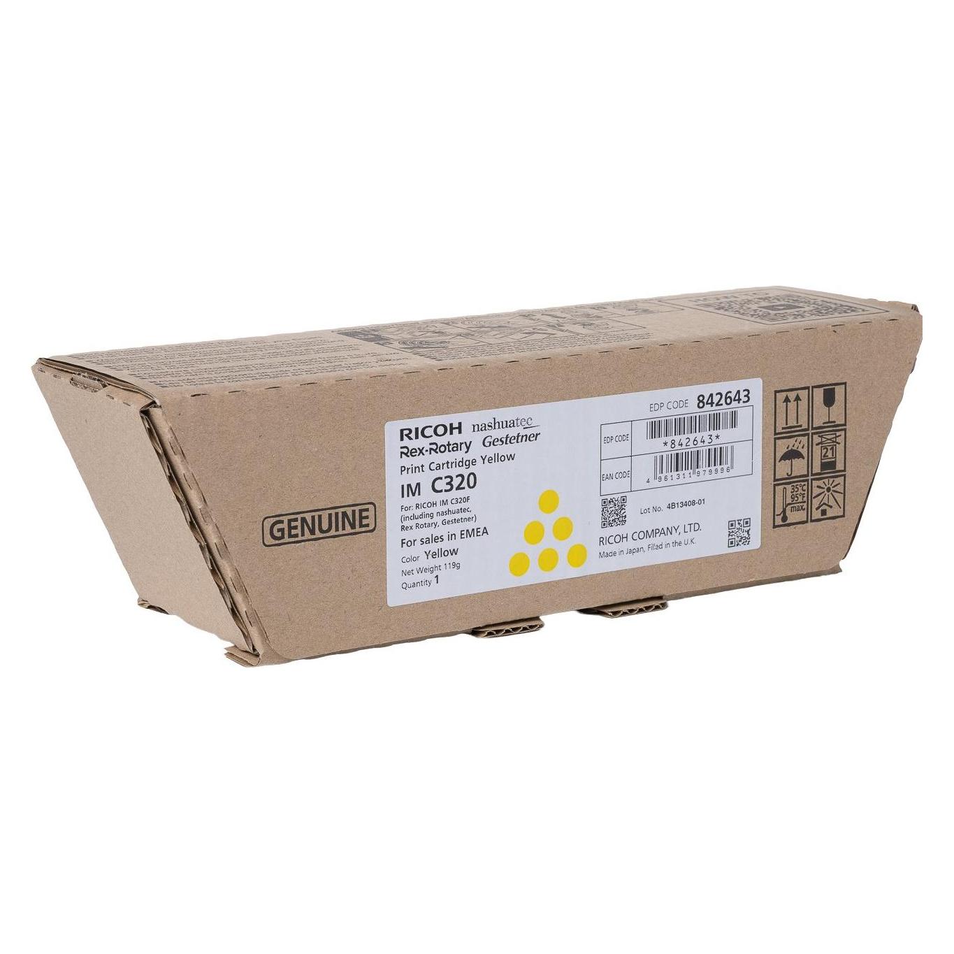 Ricoh Toner gelb IM C320F ca. 10.000 Seiten (Y) (842643)