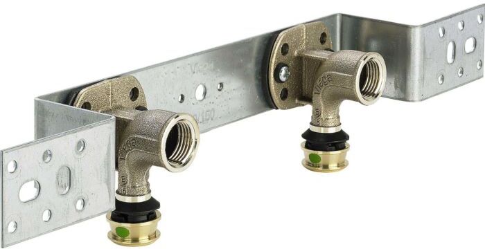 Viega Raxofix Montageeinheit 660659 16mmxRp 1/2, mit SC-Contur, Stahl verzinkt