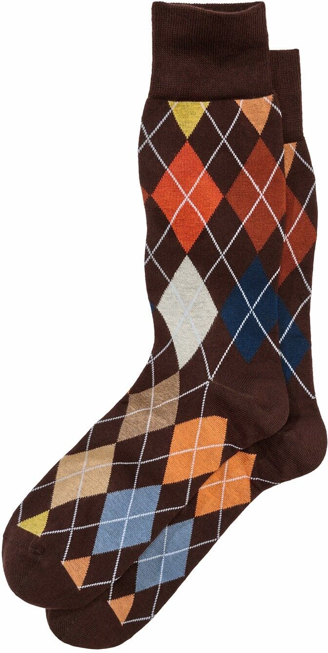 Corgi Frische Argyle-Socke Braun 42-43