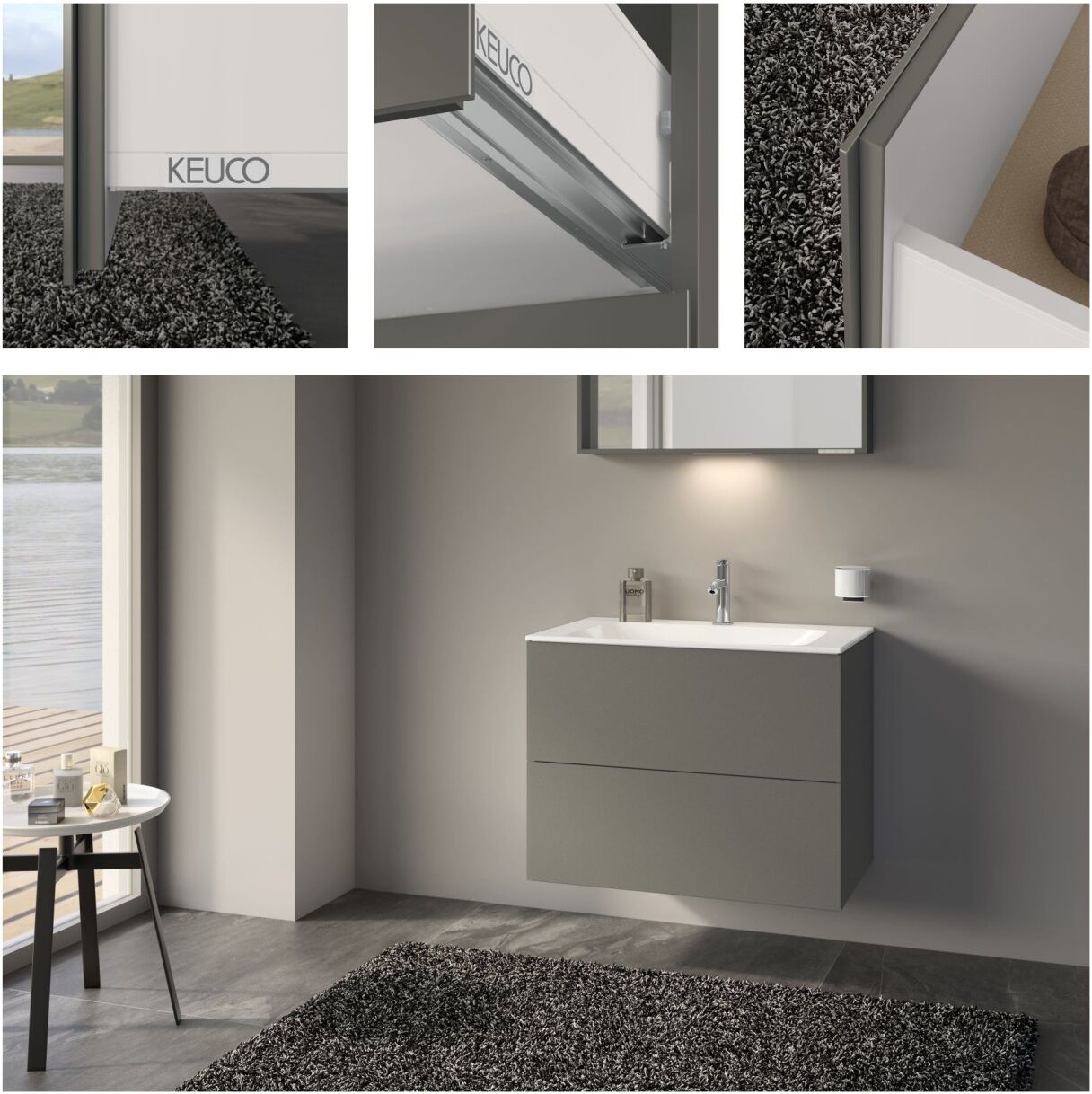 Keuco Waschtischunterbau X-Line 33163, 33163290000