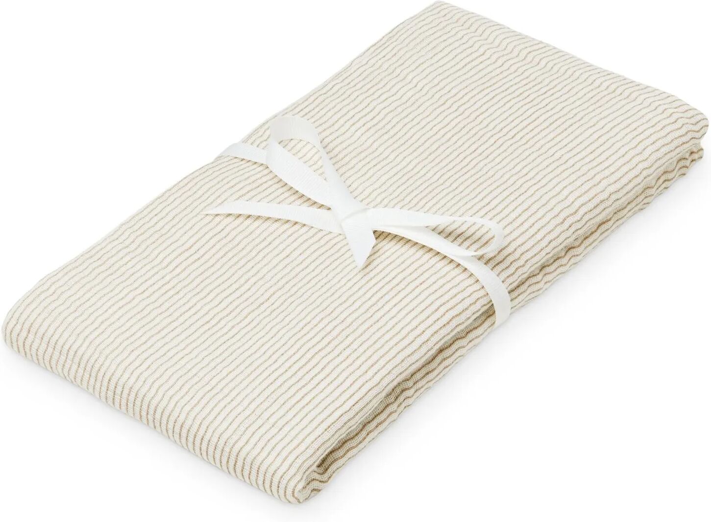 Cam Cam Lange d'emmaillotage rayé Camel 120x120