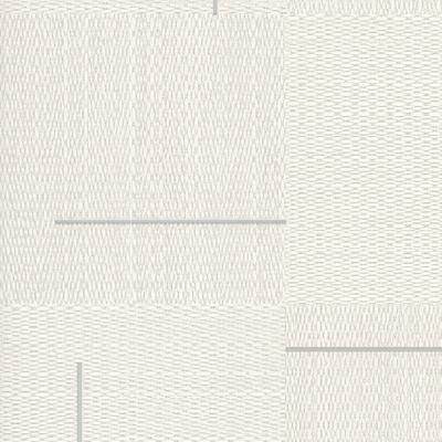 York Wallcoverings Geo Block Weave Ivory Wallpaper