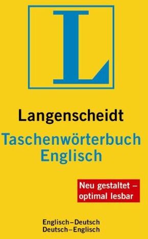 Redaktion Langenscheidt - Langenscheidt Taschenwörterbuch Englisch: Englisch-Deutsch / Deutsch-Englisch. Rund 130.000 Stichwörter und Wendungen. Neu gestaltet - optimal lesbar - Preis vom 13.10.2026 11:25:28 h