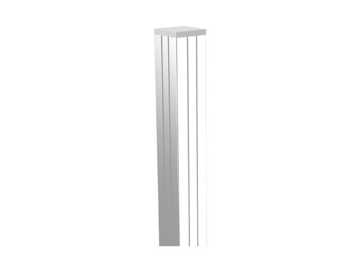Zaunpfosten zu HPC DIY-Steckzaunsystem, Silver zum einbetonieren 68x68x2700 mm