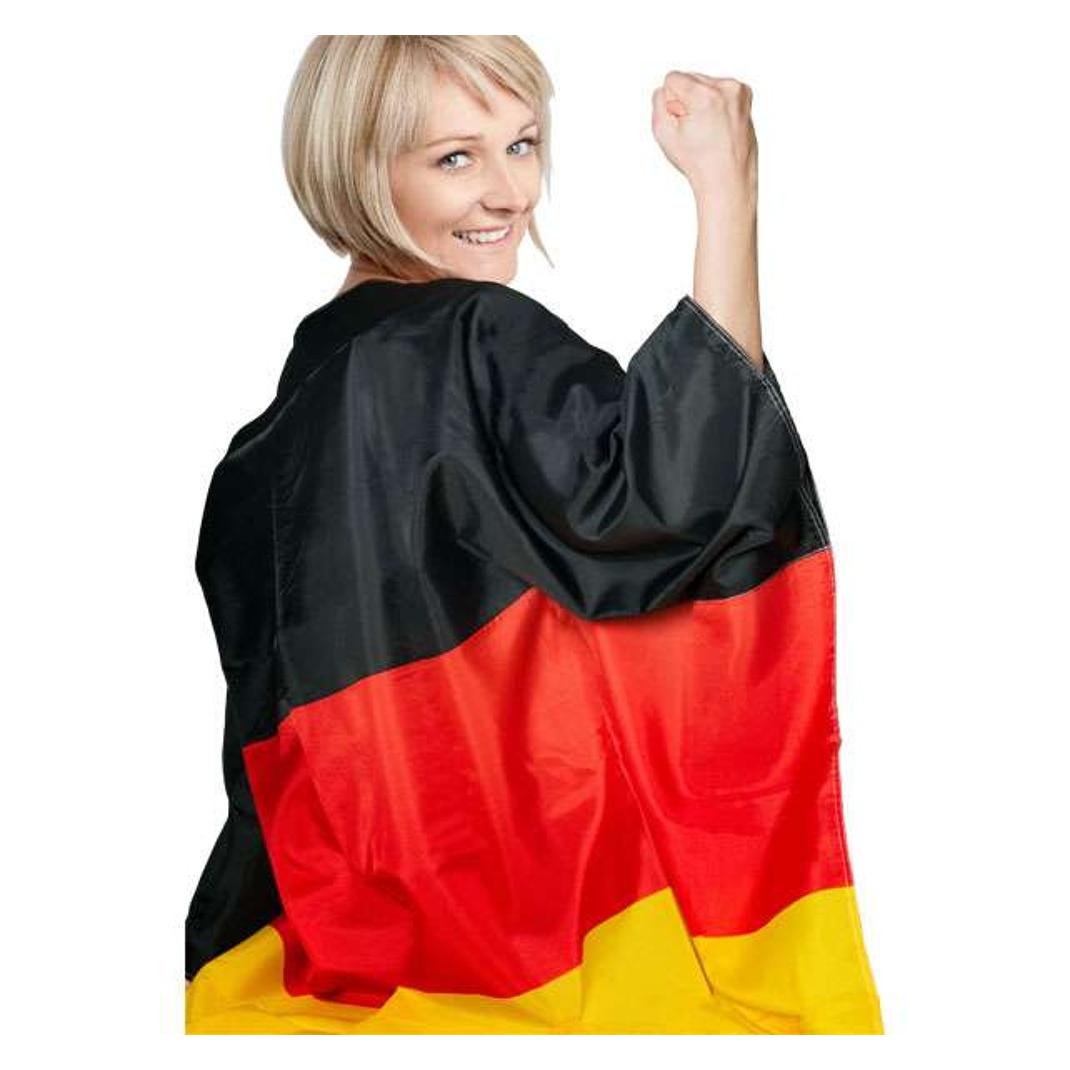 Kögler Koegler Deutschland Umhangfahne 90x150cm (90 x 150 cm) (70070)