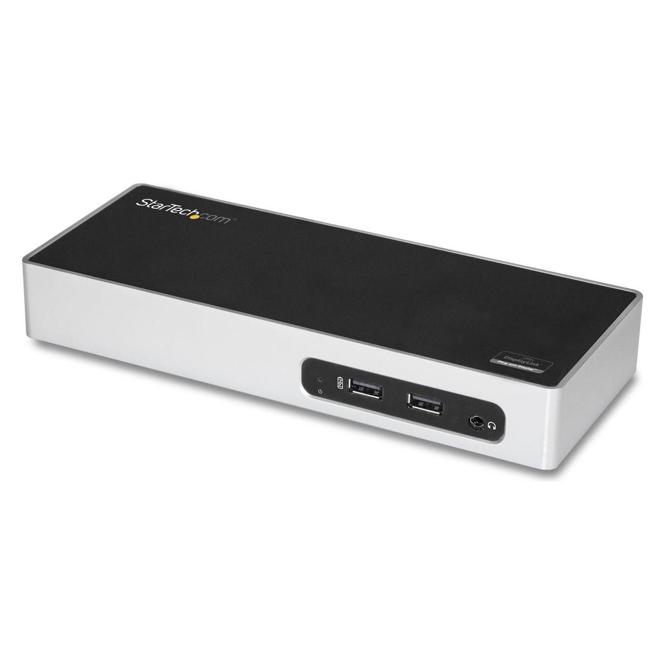StarTech USB 3.0 Dual Monitor Dockingstation - USB auf HDMI - USB zu VGA oder DVI - USB 3.0 Dock - Port Re... (Docking Port) (DK30ADD)