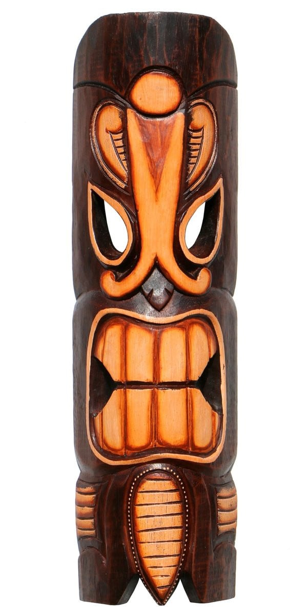 Omgoods Handgemaakt Houten Maori Wandmasker voor Volwassenen
