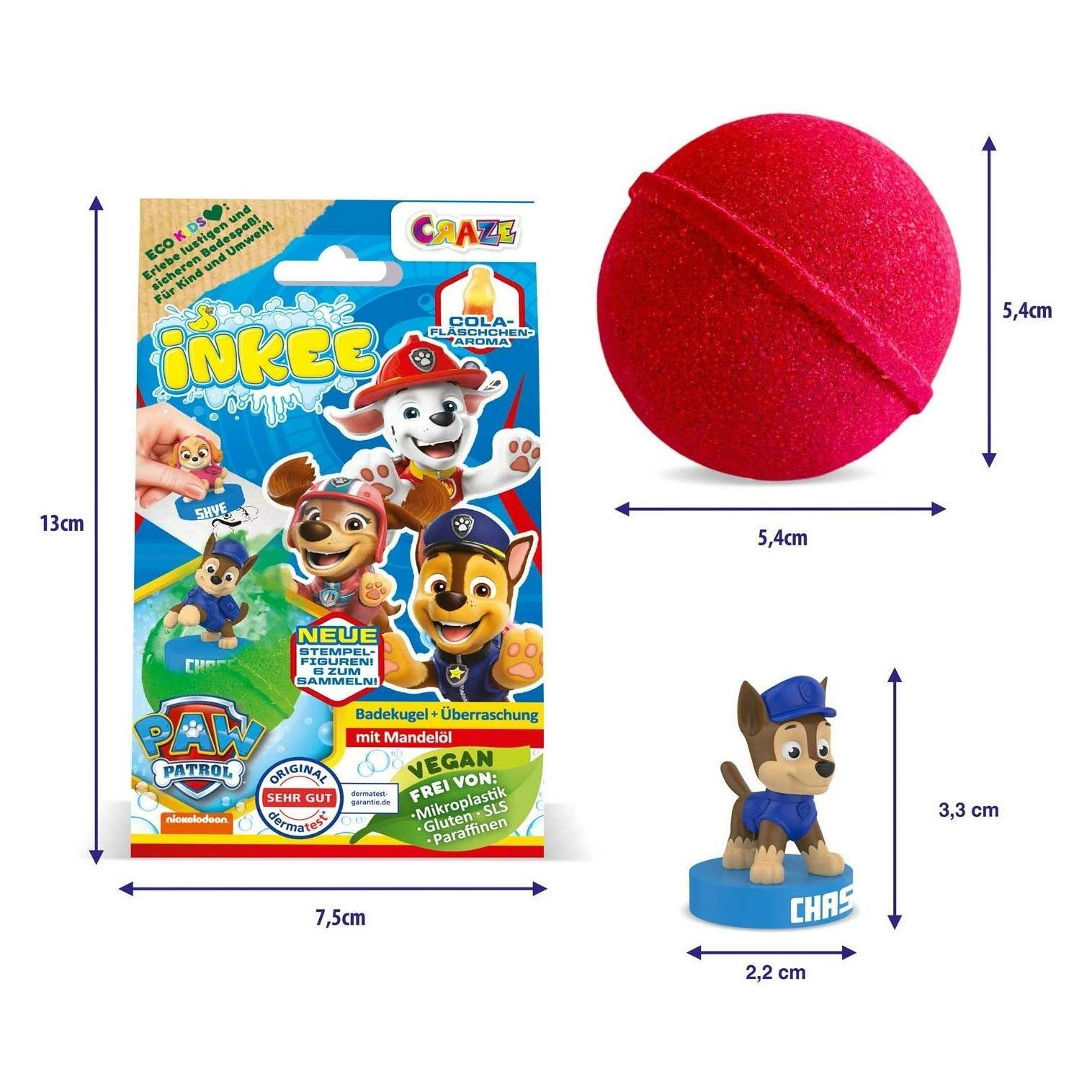 Craze Überraschungs-Badekugel Paw Patrol (Badekugeln, 109 g) (52327DE)