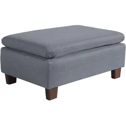 POLSTERHOCKER Kaylil Flachgewebe denim