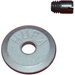 Hufa Ersatzrädchen 20 mm Stahl mit Achse