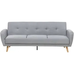 3-SITZER-SCHLAFSOFA Polyester Grau Florli