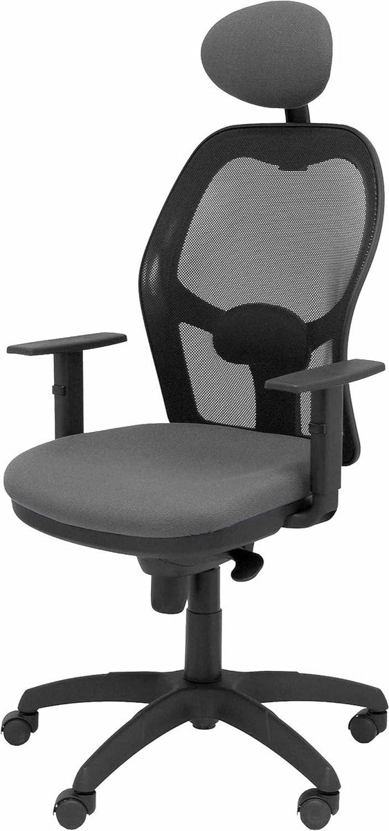 Ergonomische Mesh Bureaustoel met Armleuningen - Grijs