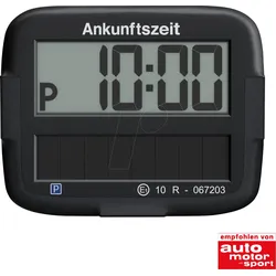 PARK MICRO SOL S - KFZ - Elektr. Parkscheibe PARK MICRO SOLAR, schwarz