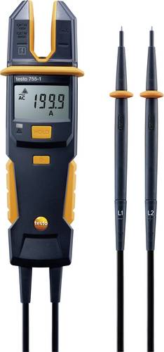 Testo 755-1 Hand-Multimeter, Stromzange digital CAT IV 600 V, CAT III 1000V Anzeige (Counts): 4000